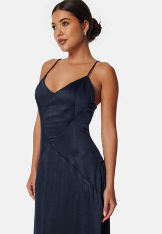 Satin Strap Gown
