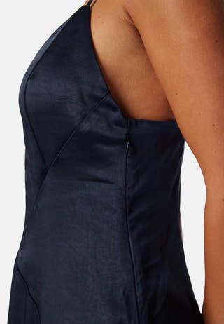 Satin Strap Gown