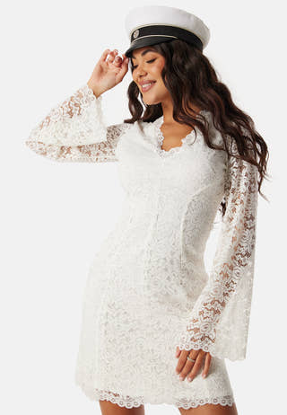 Scallop Edge Lace Dress