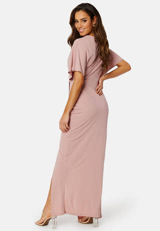 Wrap Slit Maxi Dress