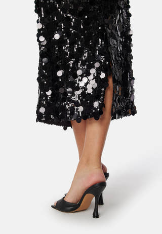 Sequin Ankle Skirt