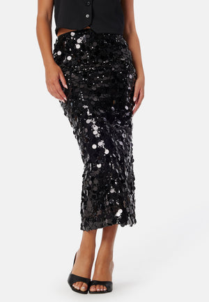 Sequin Ankle Skirt