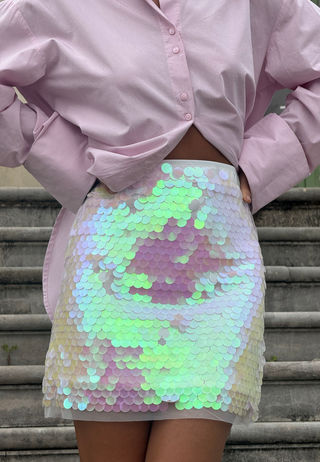 Sequin Mini Skirt