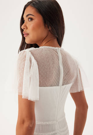 Sonia Mesh Frill Dress
