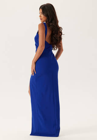 Square Neck Slit Maxi Dress
