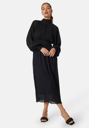Structured Bow Midi Dress