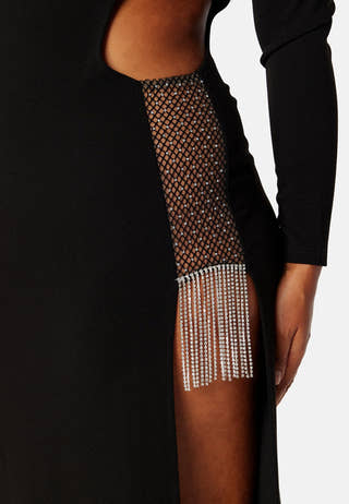 Super cut out  Bejewelled Gown