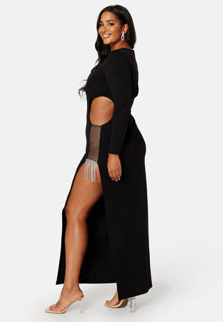 Super cut out  Bejewelled Gown