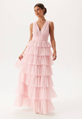 Tulle Frill Gown