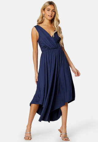 Draped Soft Midi Dress