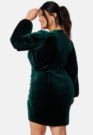 Velvet Wrap Dress