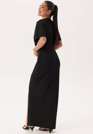Wrap Slit Maxi Dress