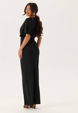 Wrap Slit Maxi Dress