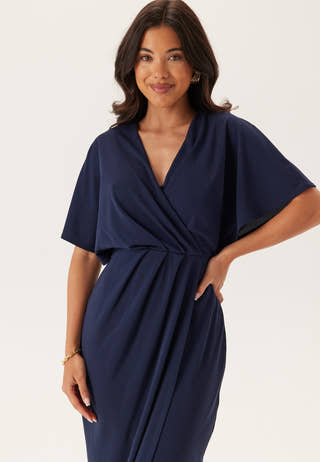 Wrap Slit Maxi Dress
