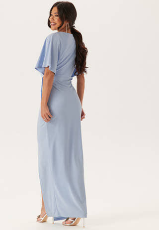 Wrap Slit Maxi Dress