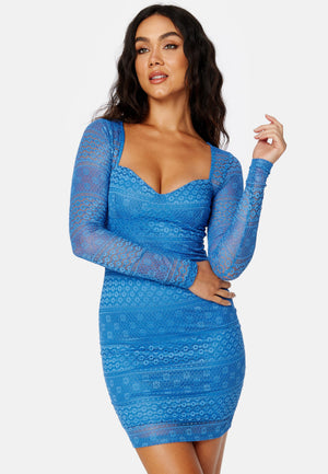 Olina lace bustier dress