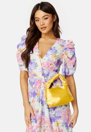 Olivia satin knot bag