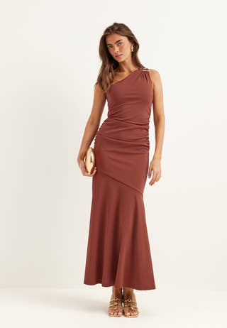 One shoulder dress