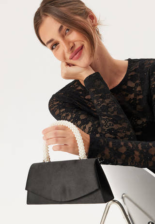 Pearl Handle Small Bag