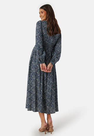 Viscose V-neck Maxi Dress