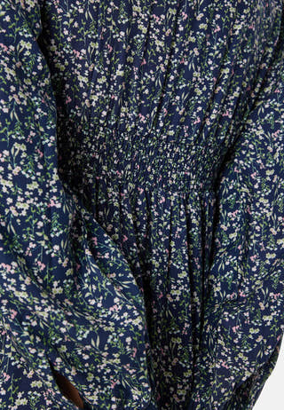 Viscose V-neck Maxi Dress