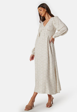 Viscose V-neck Maxi Dress