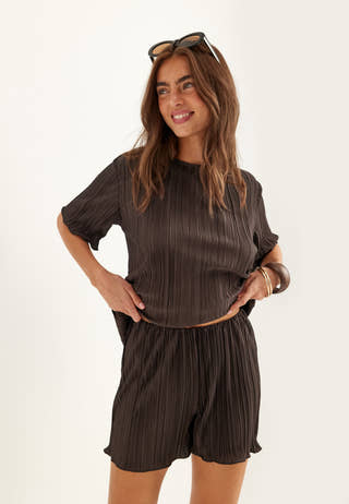 Pleated Frill Shorts