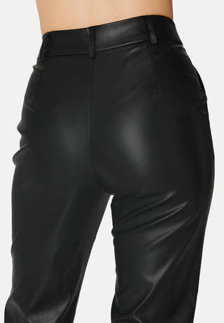 Prim PU trousers