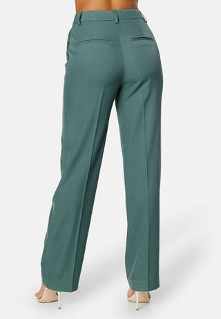 High Waist Regular Suit Trousers