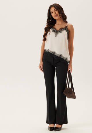 Satin Lace Singlet