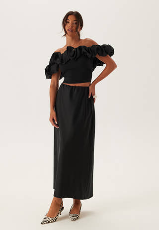 Satin Midaxi Skirt