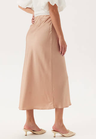 Satin Midi Skirt