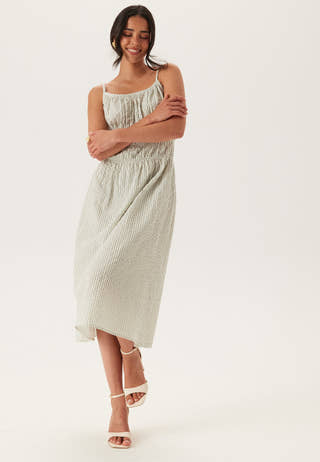 Seersucker Smock Dress