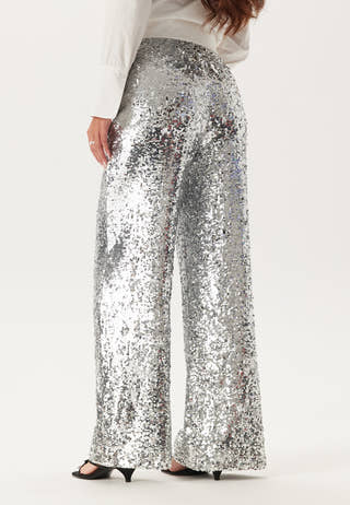 Sequin Wide Trousers