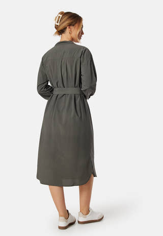 Shaima Cargo Shirt Dress