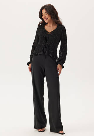 Sheer Tie Blouse