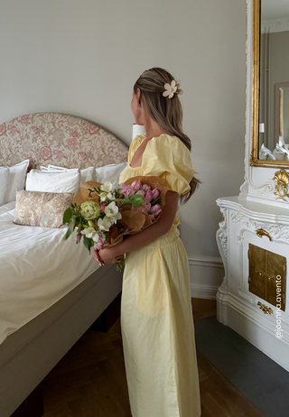Smock Waist Maxi Skirt