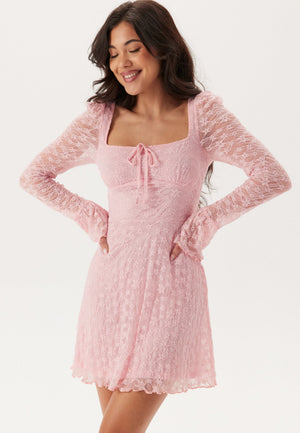 Square Neck Lace Dress
