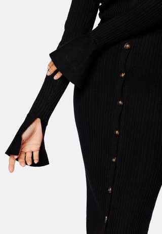 Fine Knitted Cardigan Dress