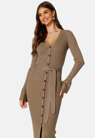 Fine Knitted Cardigan Dress