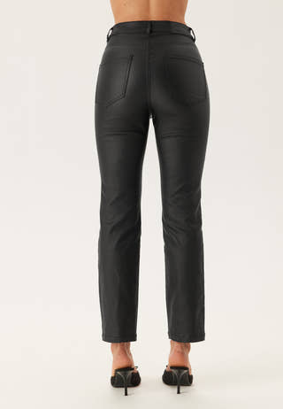 Straight Leg Coated Jeans