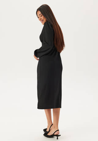 Structure Button Midi Dress