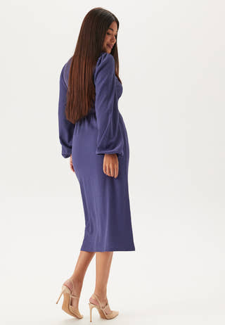 Structure Button Midi Dress