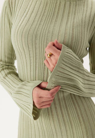 Structure Knitted Dress
