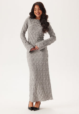 Structure Long Sleeve Midi Dress
