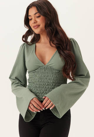 Structure Smock Top