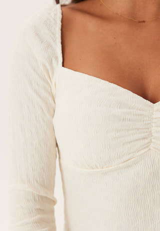 Structure Sweetheart Top