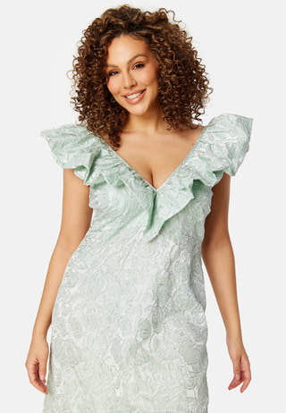 Summer Luxe Flounce Midi Dress