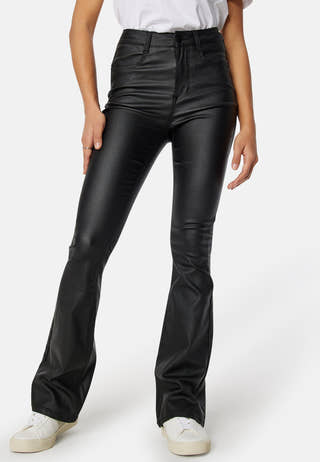 Tove High Waist Coated Flared Jeans
