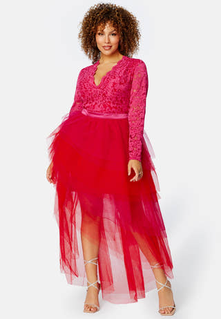 Two Tone Lace Dress